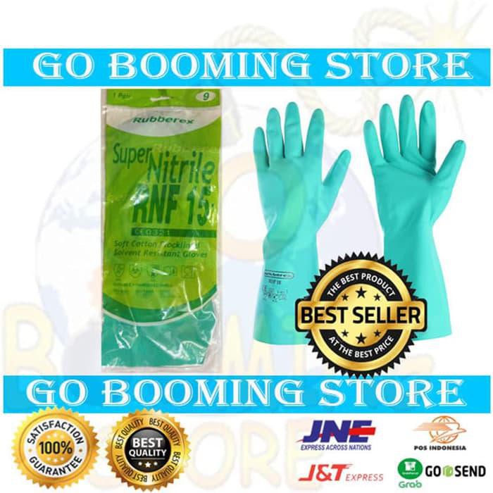 Termurah Sarung Tangan Karet Rubberex Super Nitrille Rnf 15/Supernitrille Rnf15 Mantap