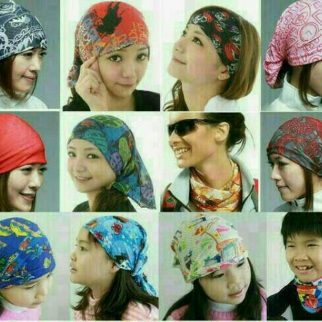 Grosiran Buff/Bandana Multifungsi Masker,Kupluk,Penutup,Ikat Rambut