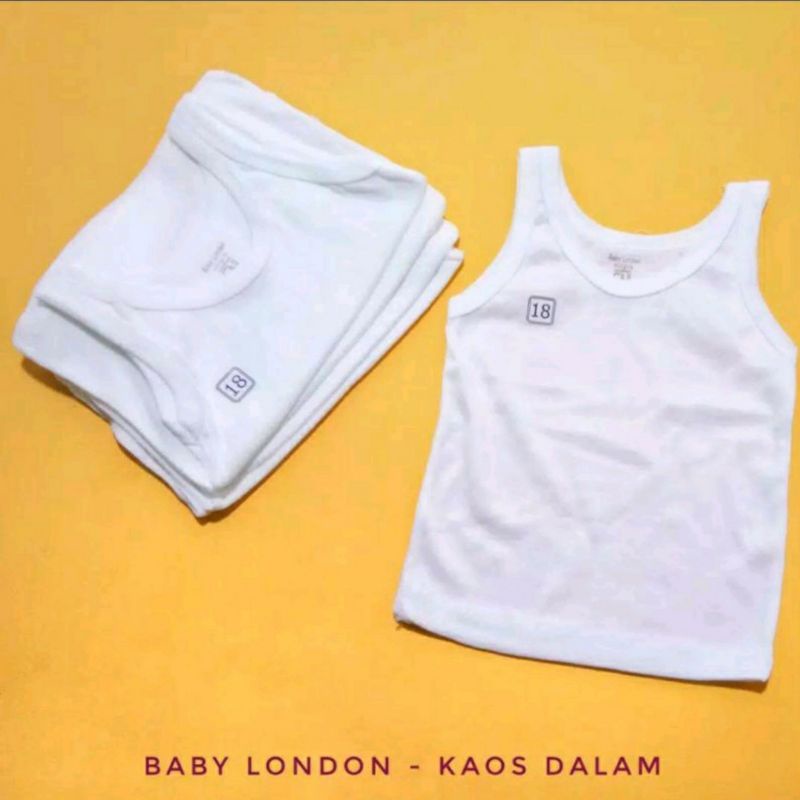 Singlet Putih Renda Baby London