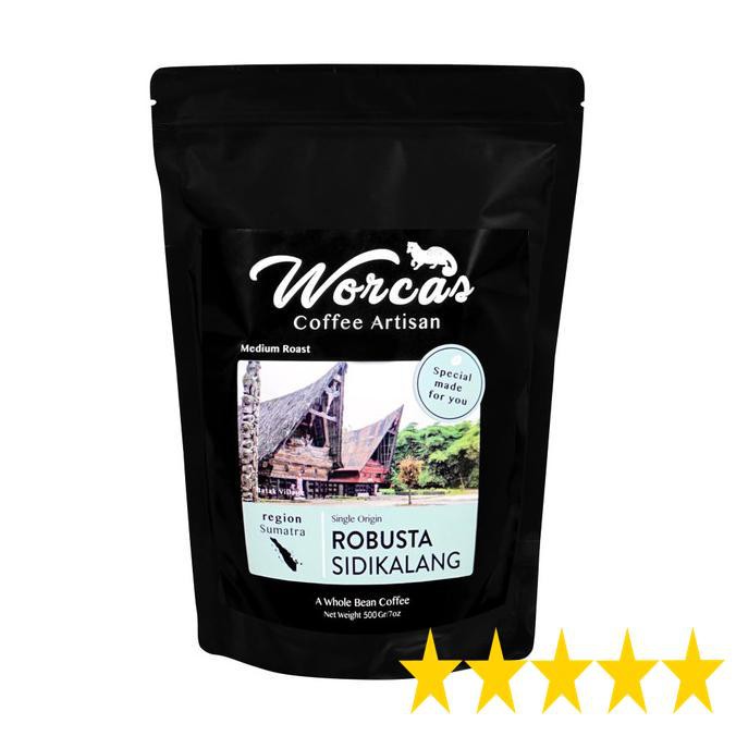 

Worcas Kopi Robusta Sidikalang 500 Gram - Medium Roast - Kopi Biji Promo