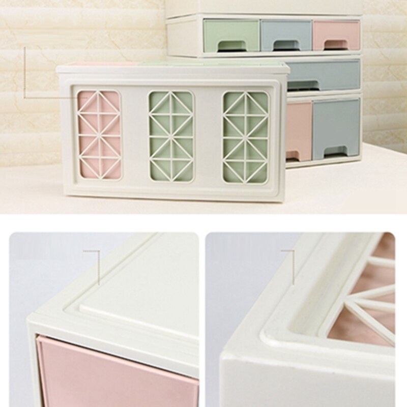 Kotak Etalase Penyimpanan Barang Organizer Stackable Storage Box