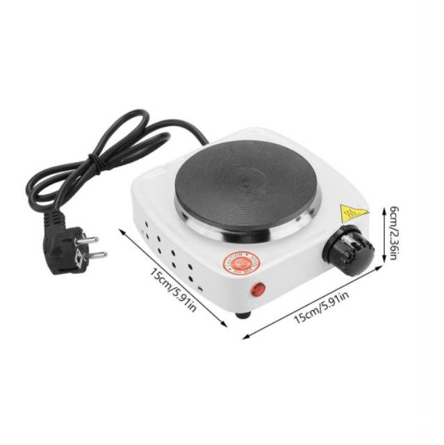 220V 500W Kompor Listrik Mini Hot Plate Electric Cooking Heater Syove 500W