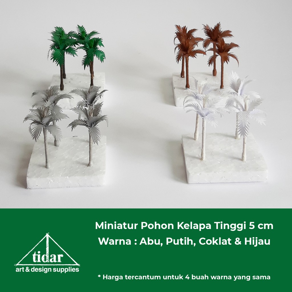 

[MR] MH - Miniatur Maket Pohon Kelapa Tinggi 5 cm / Coconut Tree
