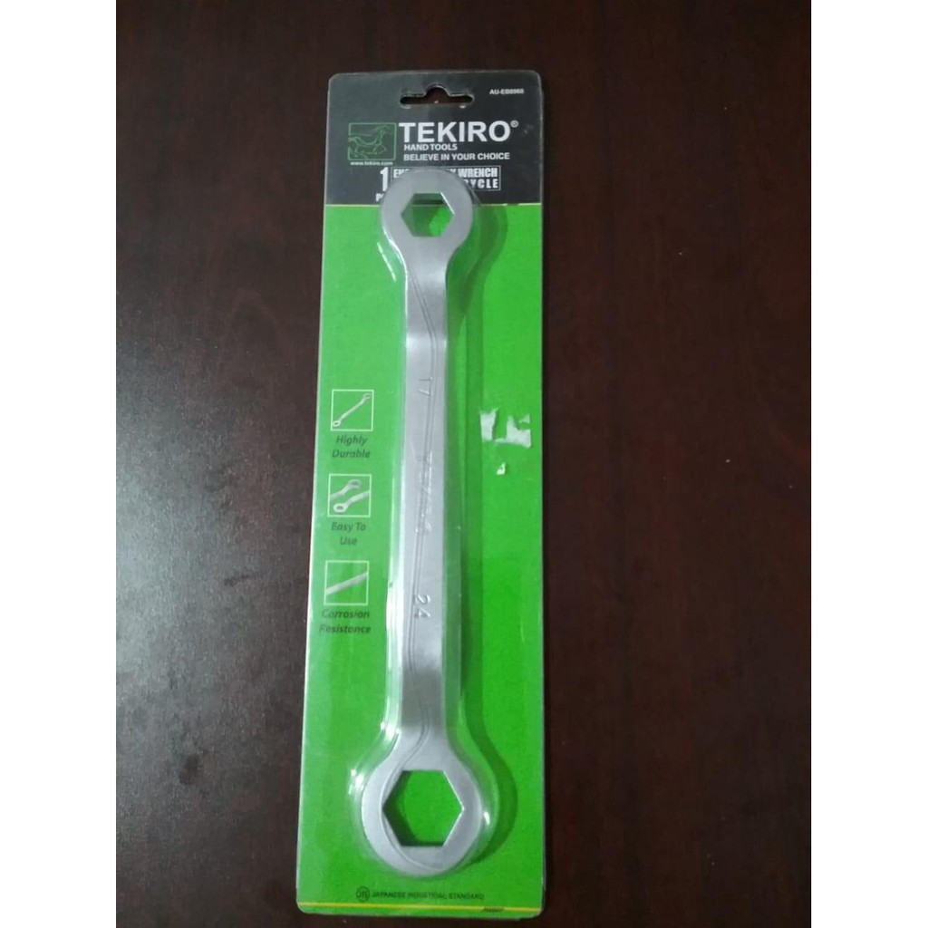 Kunci Blok Bengkok Mesin Motor 10&quot; 17x24 Tekiro Engine Block Wrench FOR MOTORCYCLE 10 in AU-EB0960