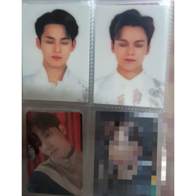 pc tc photocard trading card mingyu+vernon dome tour lenti