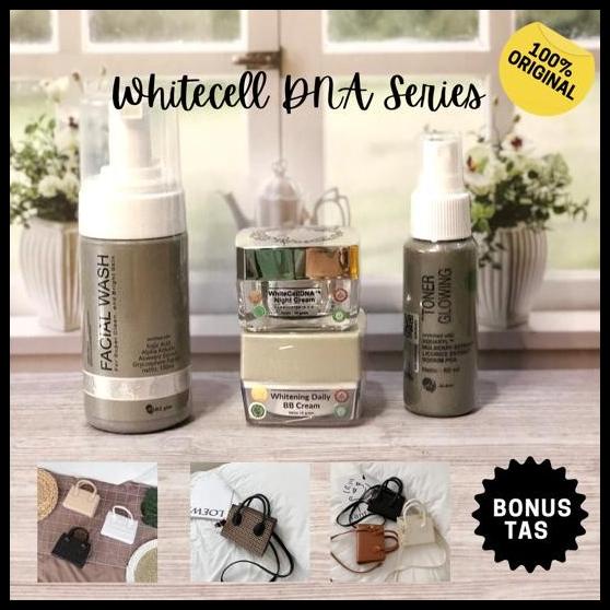 White Cell Dna Series Dengan Bb Cream Whitening Ms Glow Termurah