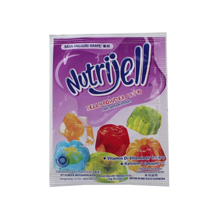 

Nutrijell Jelly Grape 15Gr