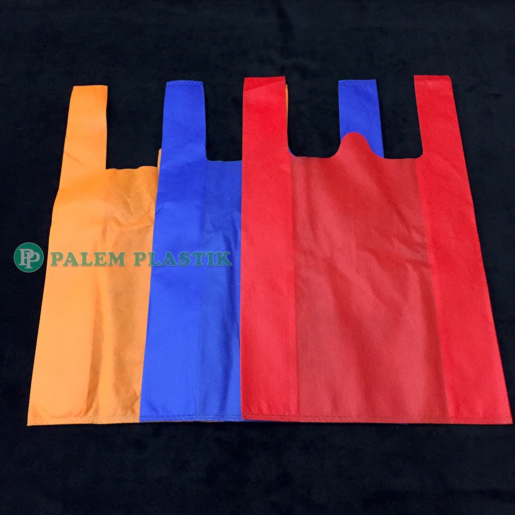 

(TERMURAH) Tas Kresek Bahan Spunbond Polos 28x45 (Isi 20 Pcs)