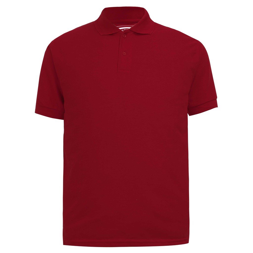 Jual Kaos Polo Dewasa Fitted Prime Katun Merah Tua | Shopee Indonesia