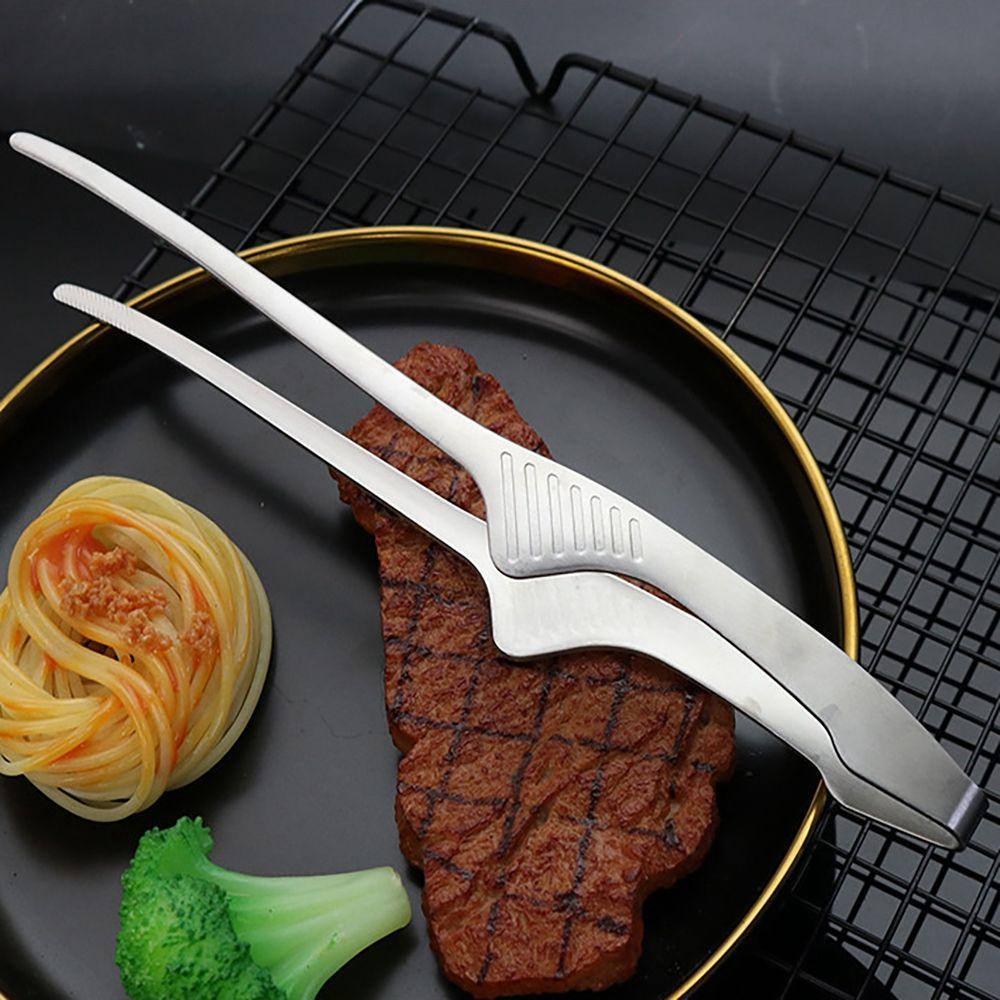 [Elegan] Penjepit Makanan Anti Lengket Memasak Non-Slip Anti Panas BBQ Tools