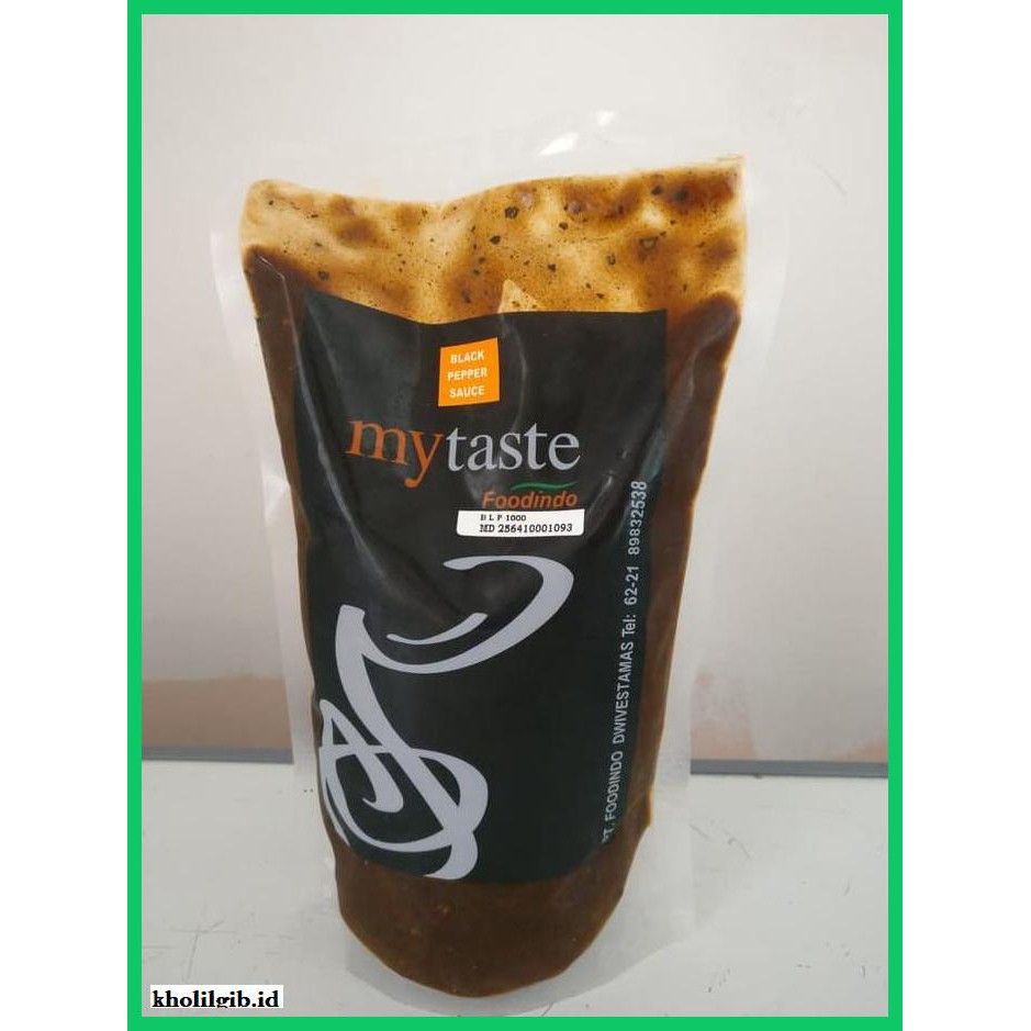 

gnidderdsaus- saus lada hitam blackpepper sauce my taste 500 g -asliiiiii.