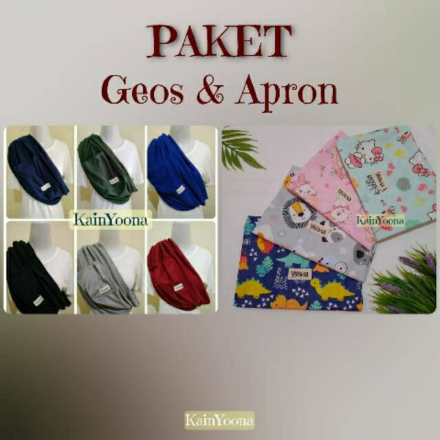 Paket Geos &amp; Apron Menyusui Lebih Hemat