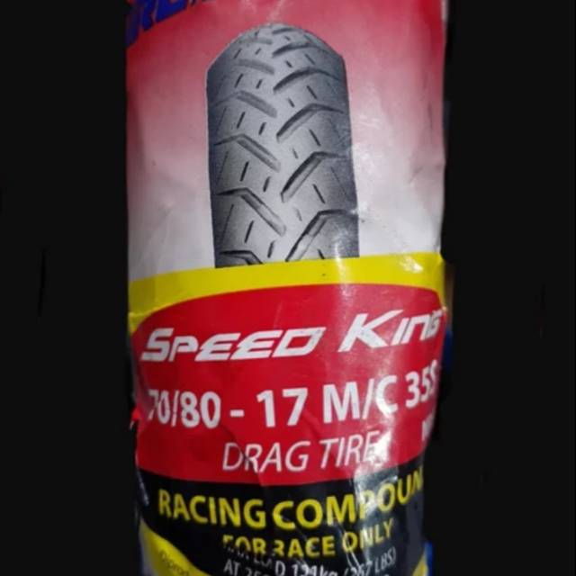 Ban Luar 70/80-17 IRC Speed King Racing Compound Drag Tire