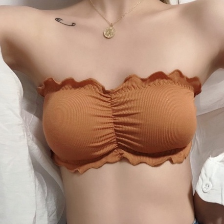 KINDSTORE❤ | BRA IMPORT [BUSTIER] TANKTOP BRA TANPA TALI SPORT BRA SEXY/Women Strapless Bra Push Up Soft Cotton Tube Top Summer Breathable