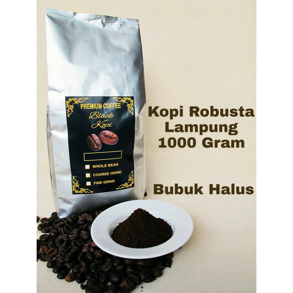 

KOPI LAMPUNG 1000 GRAM - KOPI ROBUSTA LAMPUNG 1000 GRAM - BUBUK HALUS