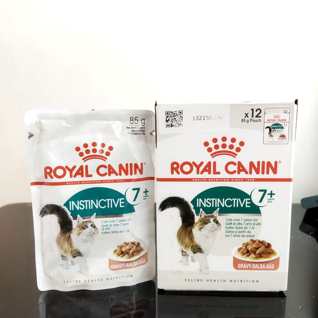 Royal Canin Instinctive 7+ Gravy pouch 85gr wetfood senior 85gram