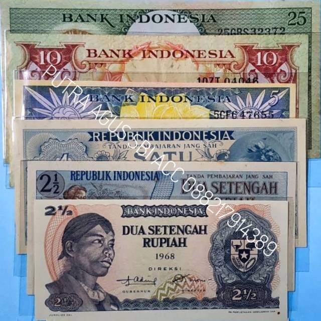 (ORIGINAL) Uang kuno mahar 46 rupiah /uang kertas lama 46 rupiah