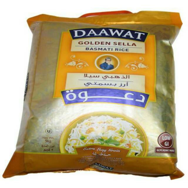 

Beras Basmati DAAWAT Golden Sella 5kg