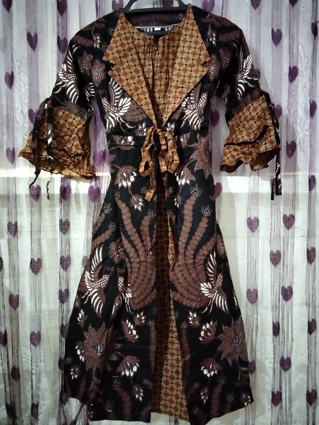 Bisa Pisah Batik Couple Keluarga Sania Ruffle Ori Ndoro Jowi Termurah
