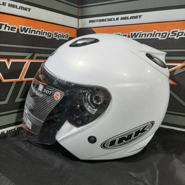 

HELM INK CENTRO SOLID WHITE / INK CENTRO POLOS PUTIH ORIGINAL
