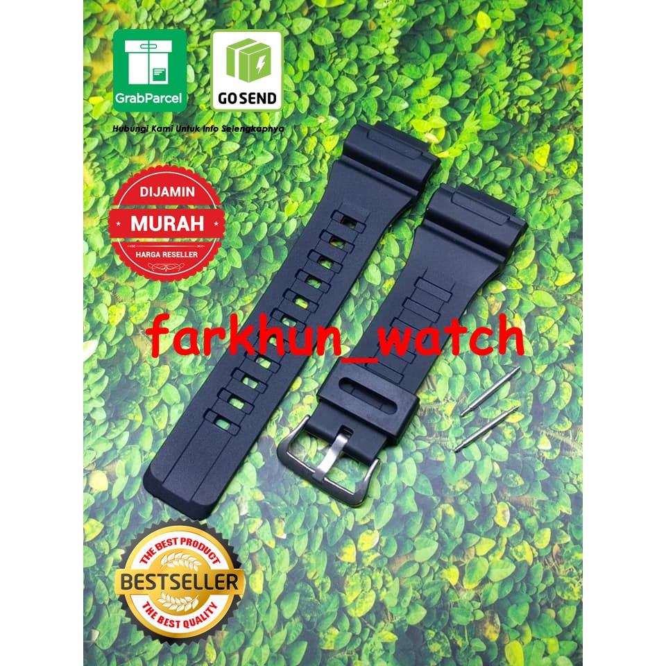 STRAP CASIO W735H AQS810 CAKEP TALI JAM TANGAN W-735H AQ-S810 FREE PEN