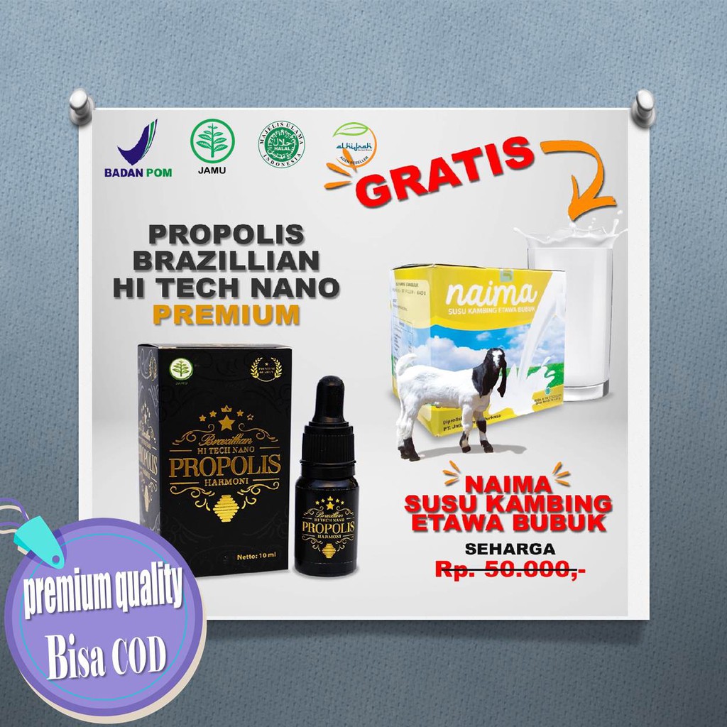 Propolis Nano Brazilian Harmony ORIGINAL Premium Quality Brazillian  Hi Tech Nano Propolis