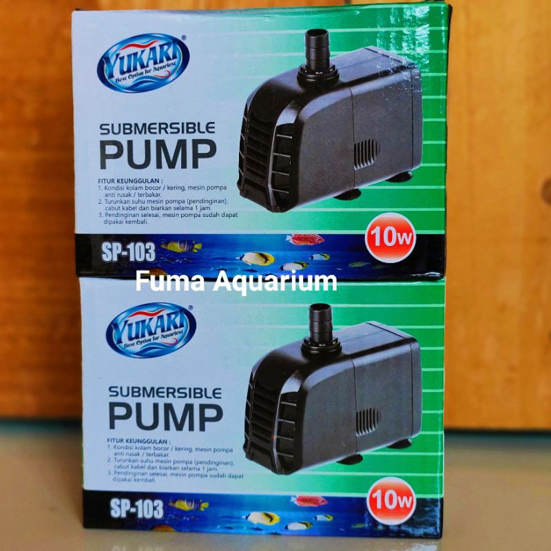 YUKARI SP-103 Pompa Air Celup Aquarium Kolam hidroponik Power Head