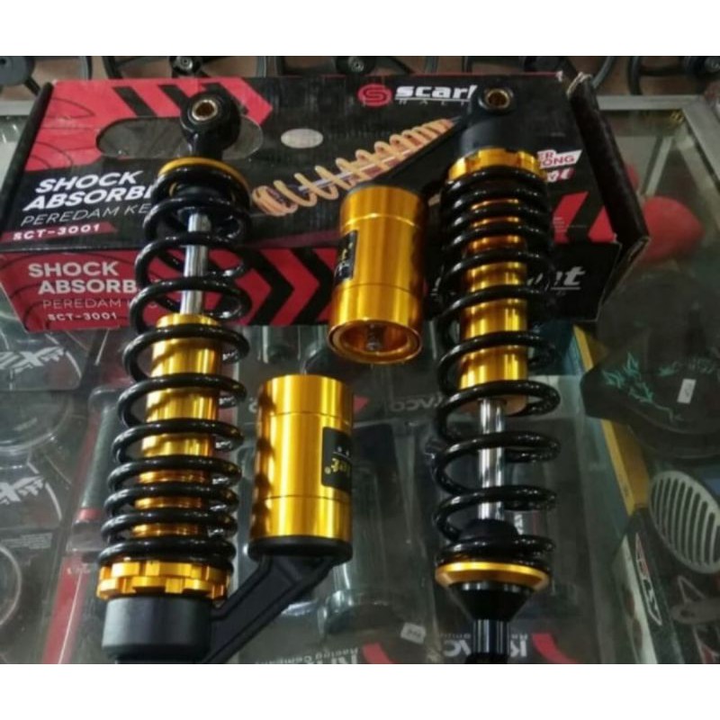 SHOCK BREAKER BELAKANG TABUNG SCARLET UK 320MM