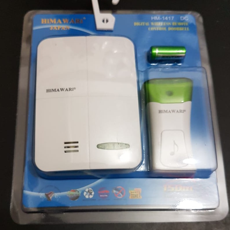 Bel Pintu Wireless Himawari HM-1417 DC Baterai