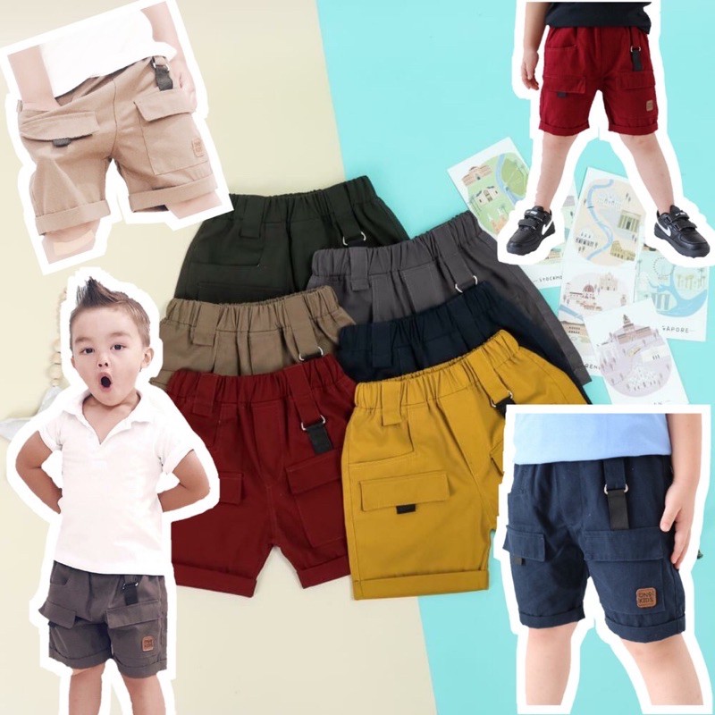 CELANA PENDEK CARGO ANAK / CARGO SHORTPANTS / CELANA ANAK