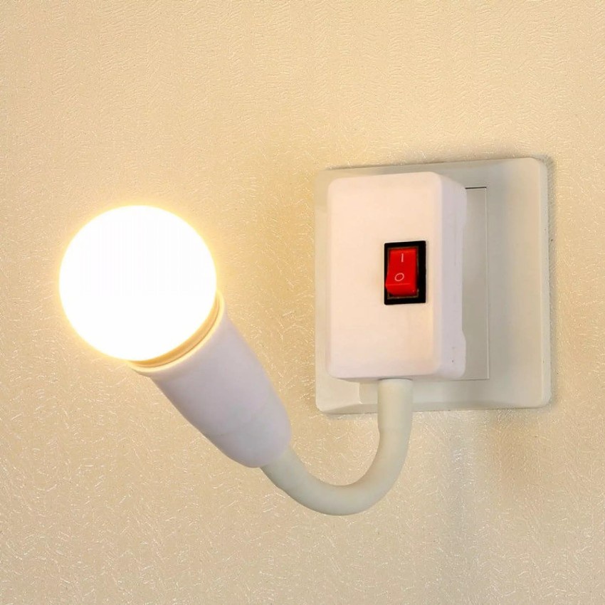 Soket Adapter Konverter Lampu Bohlam E27 110-220V Dengan Saklar On / Off Adjustable