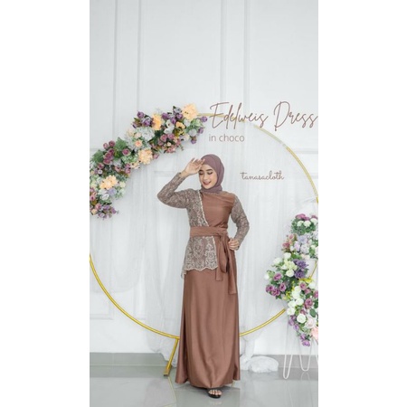 Edelweis Dress | Dress Payet | Gaun Muslimah | Gamis Remaja
