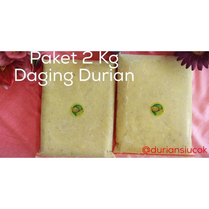 

ENAK Daging Durian - Paket 2 Kg Daging Durian TERLEZAT