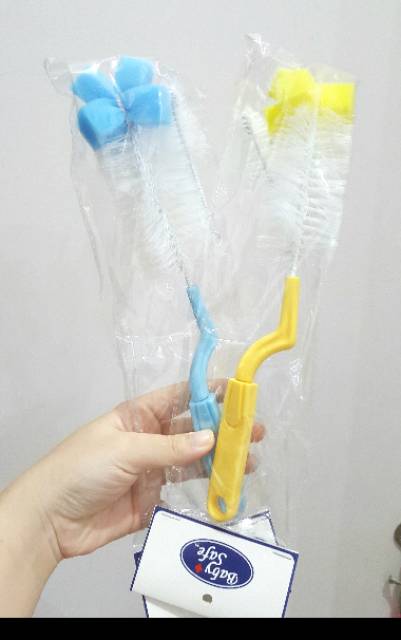 Baby Safe Sikat botol minum susu Babysafe bottle nipple brush