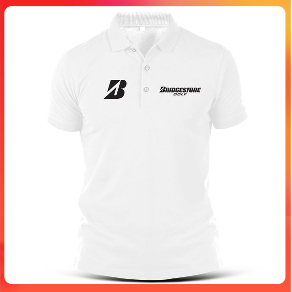 Kaos Kerah Polo T-shirt Bridgestone Golf PG Wood Iron Drive Wedge Putter Polo Shirt_b12