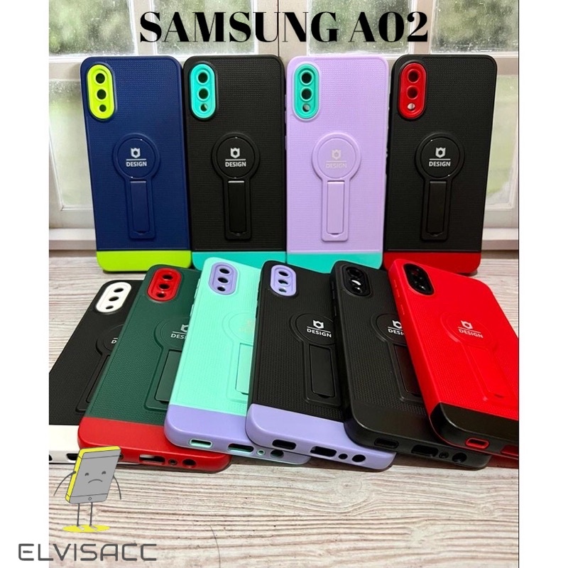 CASE SAMSUNG A02 / CASING SAMSUNG A02 CASING STANDING LIPAT SOFTCASE