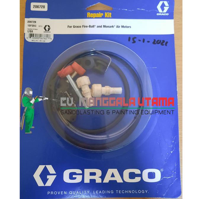 Graco Repair Kit Monark Air Motor 206728 Termurah