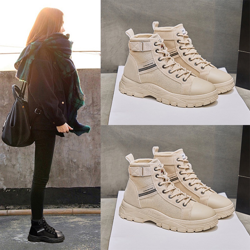 [Import] Taspopo 1034 Sepatu Boots Fashion Wanita Korea Style Hits