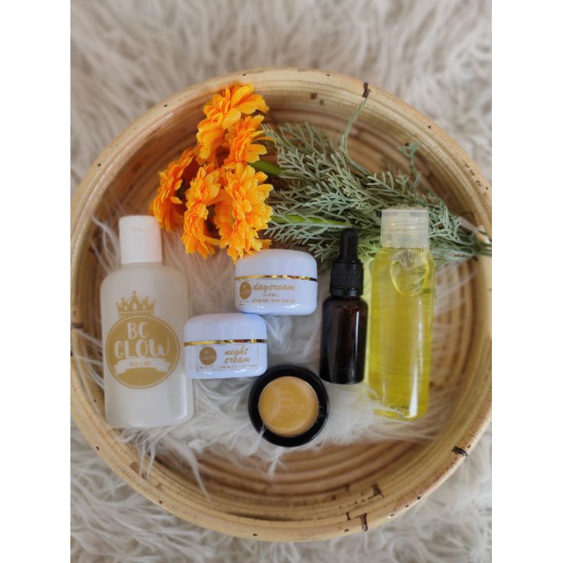 Bc Glow Cream Pemutih Wajah Aman Busui Glowing Acne Shopee Indonesia