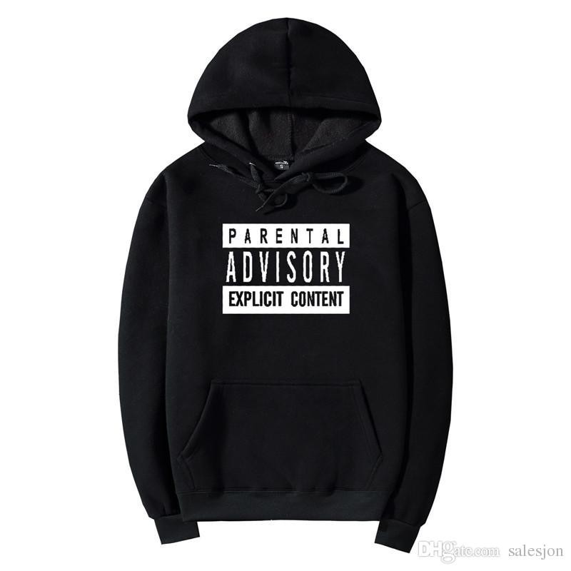 HOODIE FASHION PARENTAL ADVISORY EXPLICIT CONTENT