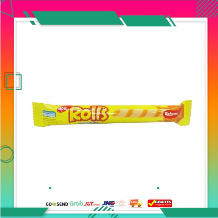 

Richeese Rolls Wafer Stik Keju 8g