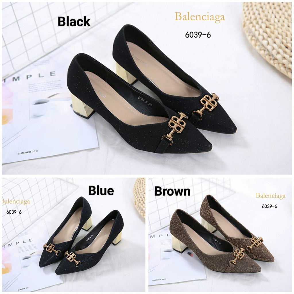 Sepatu BALENCIAGA Pumps 6039-6  RFV 15  impor batam reseller murah wedges sport cantik sneakers shoe