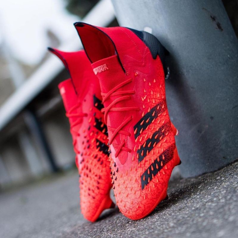 SEPATU BOLA ADIDAS PREDATOR MUTATOR 20 / BOLA ADIDAS PREDATOR MUTATOR FREAK PREMIUM IMPORT-Freak High Merah