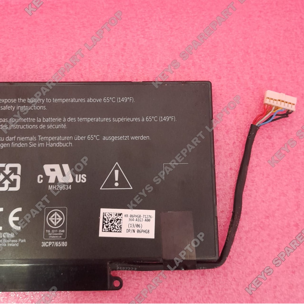 Baterai Battery Batre tanam internal Laptop Dell Inspiron 14-5439 51.2Wh VH748 Vostro 5460 5470 5480 5560