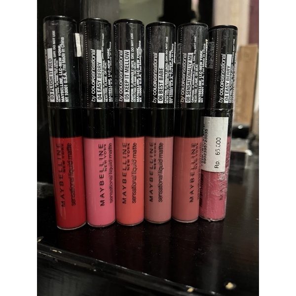 Maybelline Color Sensational Liquid Lipstick Make Up 7ml | ORIGINAL 100%