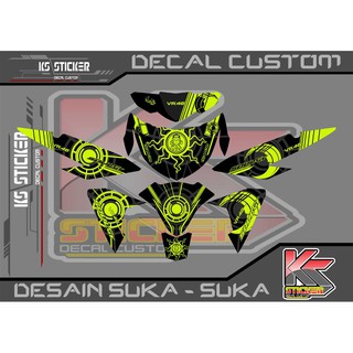 30 Ide Keren  Stiker  Soul  Gt  125 Blue Core Sticker Fans