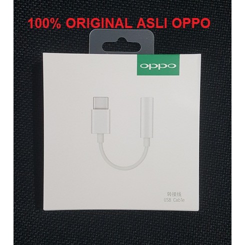 OPPO DL130 Converter Type C to 3.5MM Original Pack Box