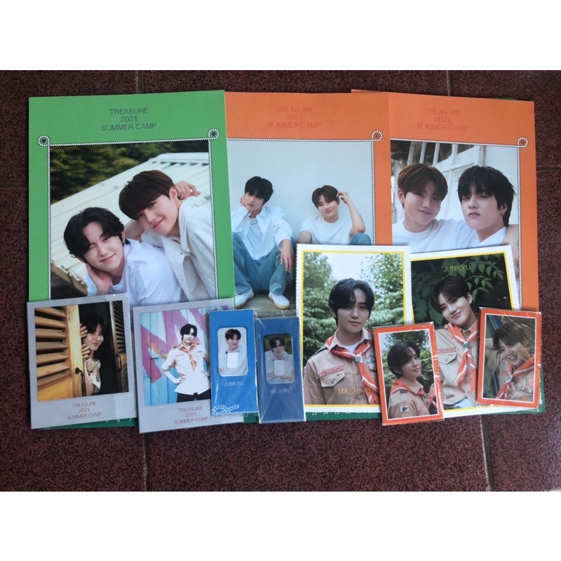 Treasure Summercamp Photocard Polaroid Large PC Mousepad HandFan Mashiho Doyoung