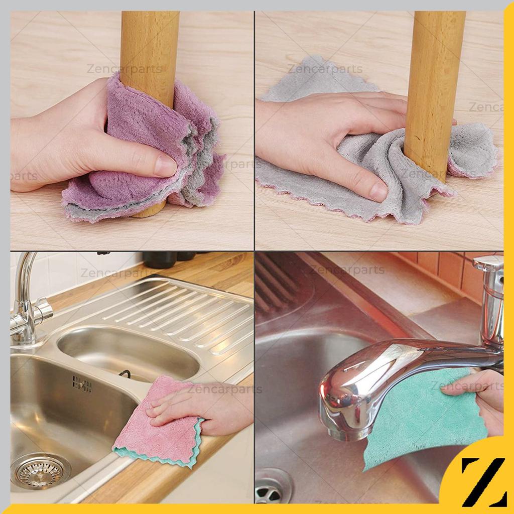 GPSS- Kain Lap Cuci Piring Anti Minyak Microfiber Lembut Serbaguna Kain Lap Piring Sendok Meja Dapur Anti Minyak Kain Lap Dapur Anti Minyak Kain Lap Cuci Piring Kain Lap Meja Kain Lap Pembersih Piring Kain Lap Microfiber Kain Lap Serbet