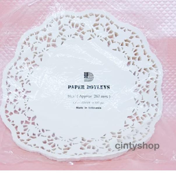 

Tidak Diragukan.. Paper Doilies 10,5" Diva / Alas Renda / Doyles / Renda Kertas